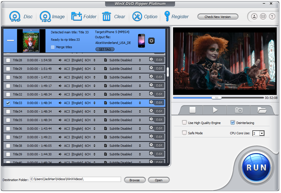 WinX DVD Ripper For Mac 4.6.1 Download Free